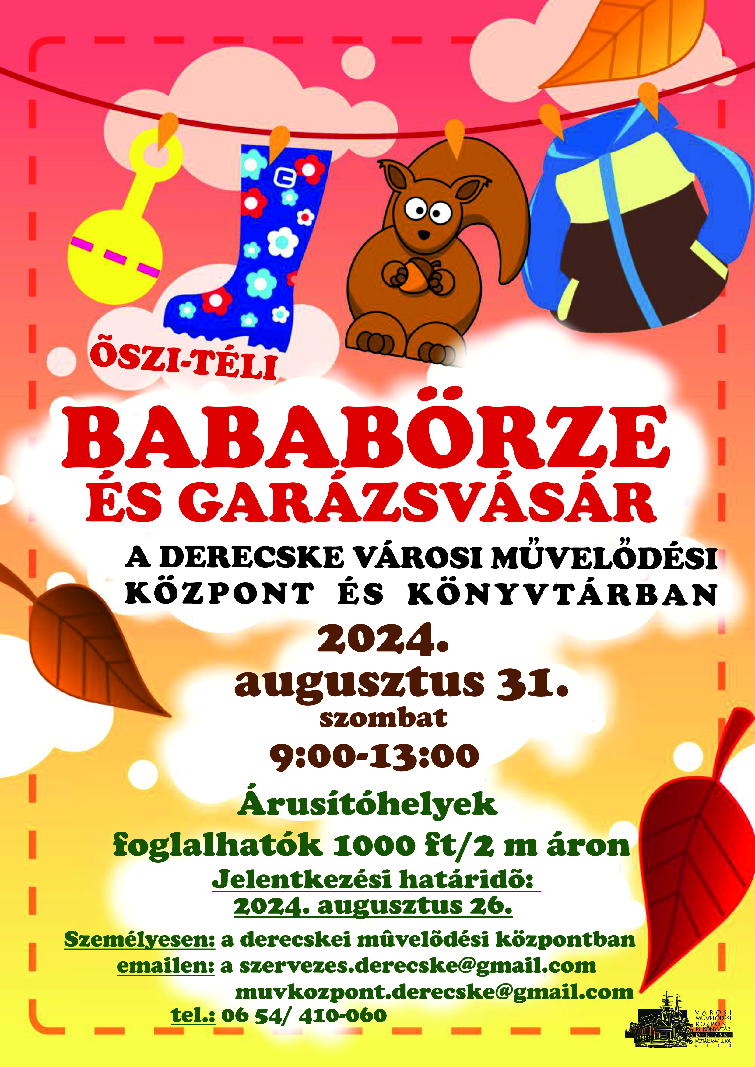 2024.08.31. - Bababörze és garázsvásár